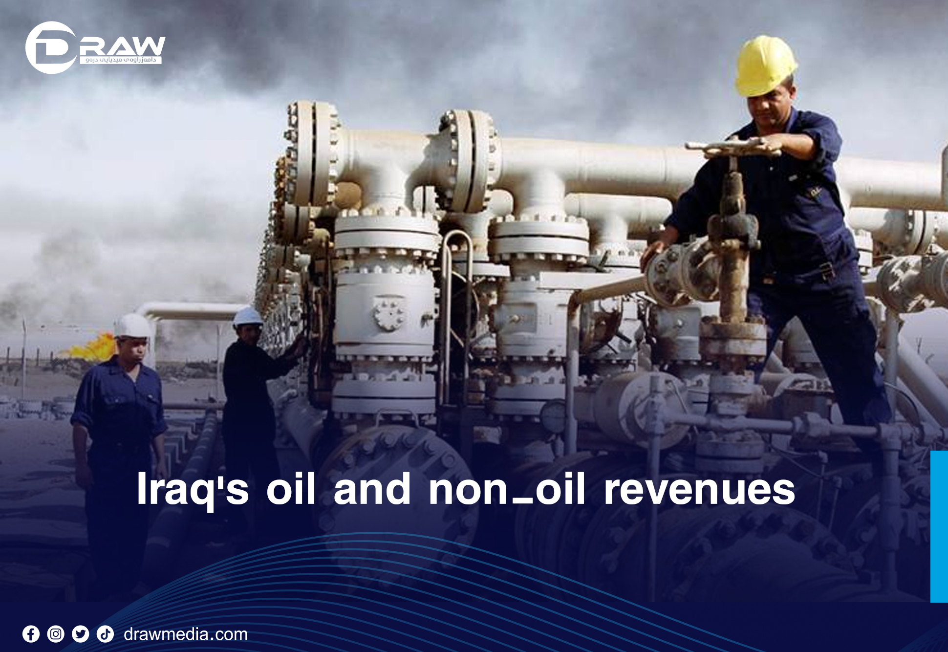 Draw Media-  Iraq's oil and non-oil revenues