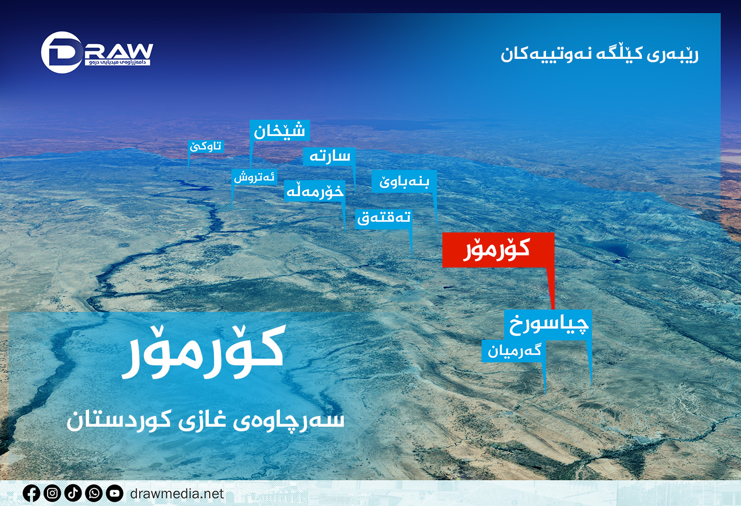 كۆرمۆر.. سەرچاوەی غازی كوردستان