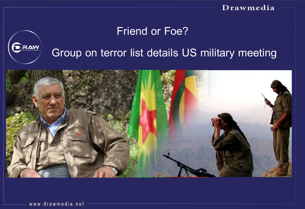 DrawMedia.net / Friend or Foe? Group on terror list details US military meeting