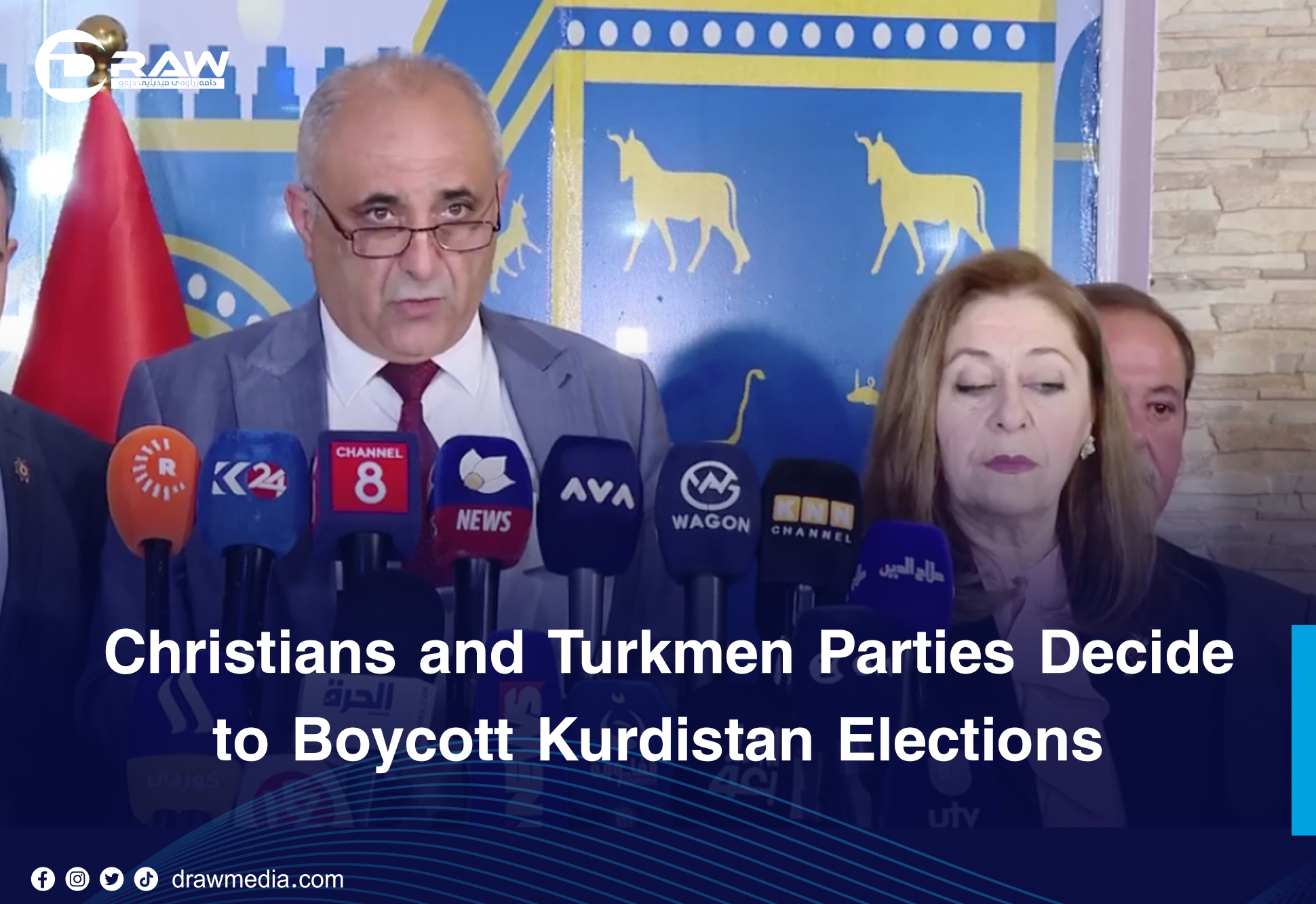 DrawMedia.net / Christians and Turkmen Parties Decide to Boycott Kurdistan Elections After Iraqi Court Ruling
