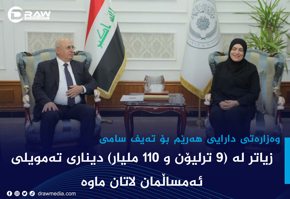 "بڕی زیاتر لە (9 ترلیۆن و 110 ملیار) دیناری تەمویلی ئەمساڵمان لاتان ماوە"