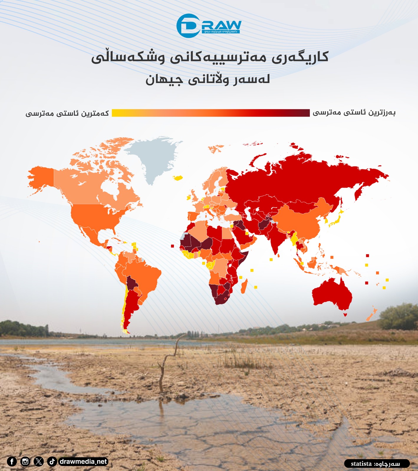 گرافیك: كاریگەری وشكەساڵی