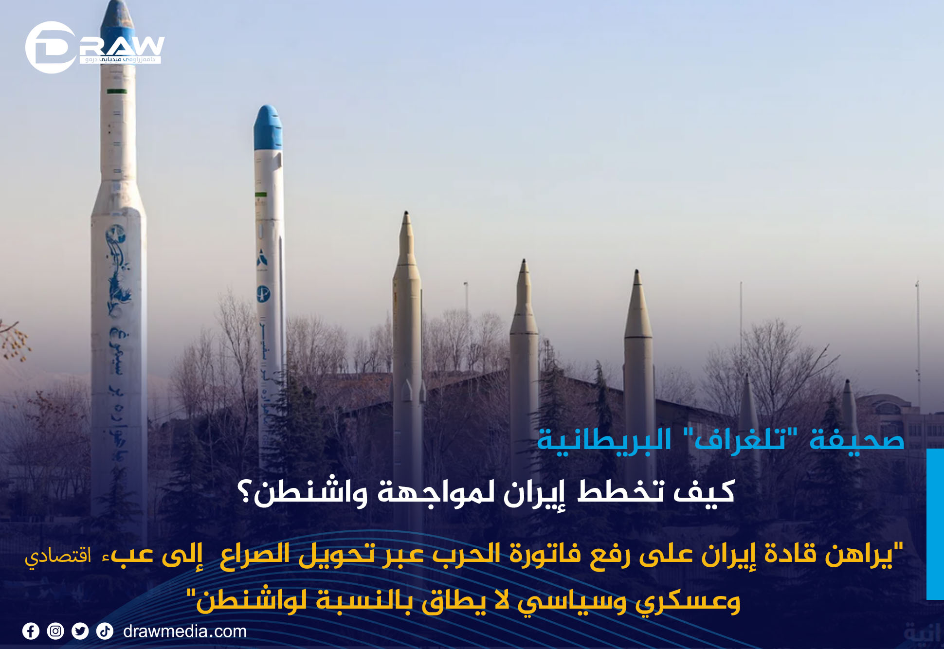 DrawMedia.net / كيف تخطط إيران لمواجهة واشنطن؟