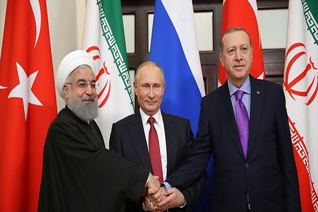 توركیا و ئێران و روسیا بۆ تاوتوێكردنی دەستوری نوێی سوریا كۆدەبنەوە توركیا و ئێران و روسیا بۆ تاوتوێكردنی دەستوری نوێی سوریا كۆدەبنەوە