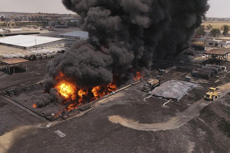 Massive fire at Iraqi Kurdistan oil refinery injures 14