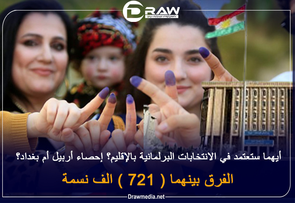  أيهما ستعتمد في الانتخابات البرلمانية بالإقليم؟ إحصاء أربيل أم بغداد؟ 