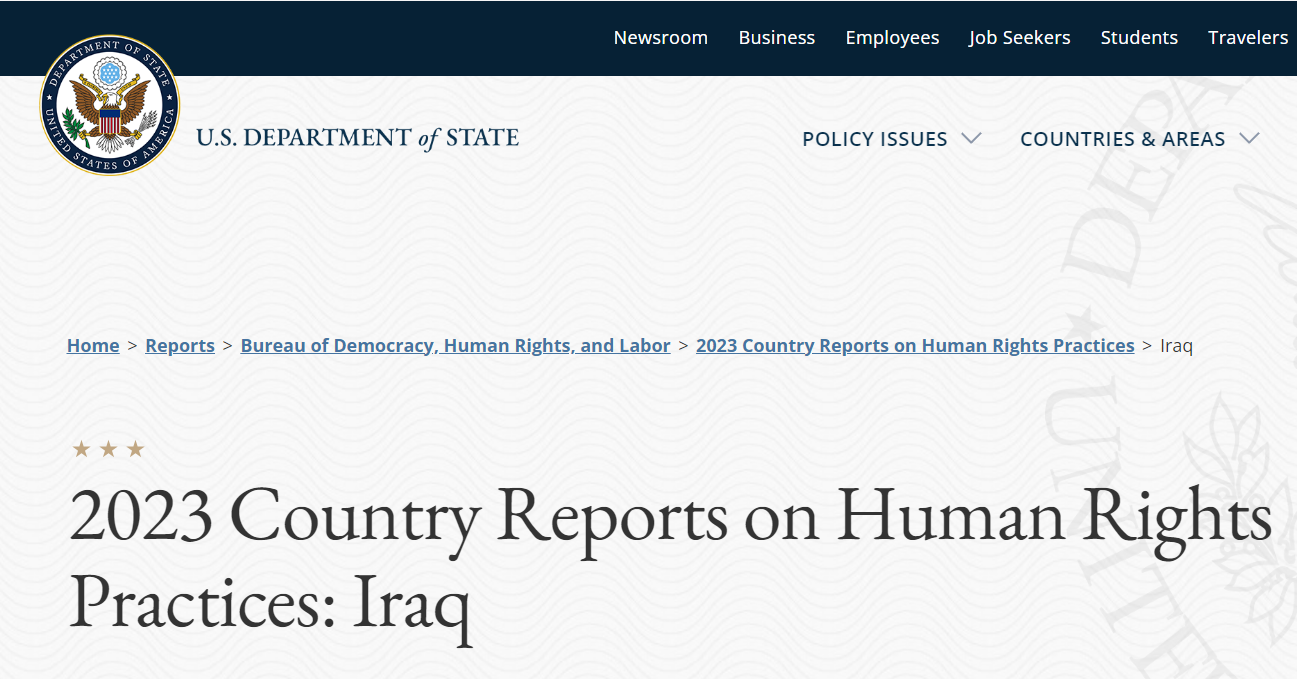 Iraq Human Rights Report 2023