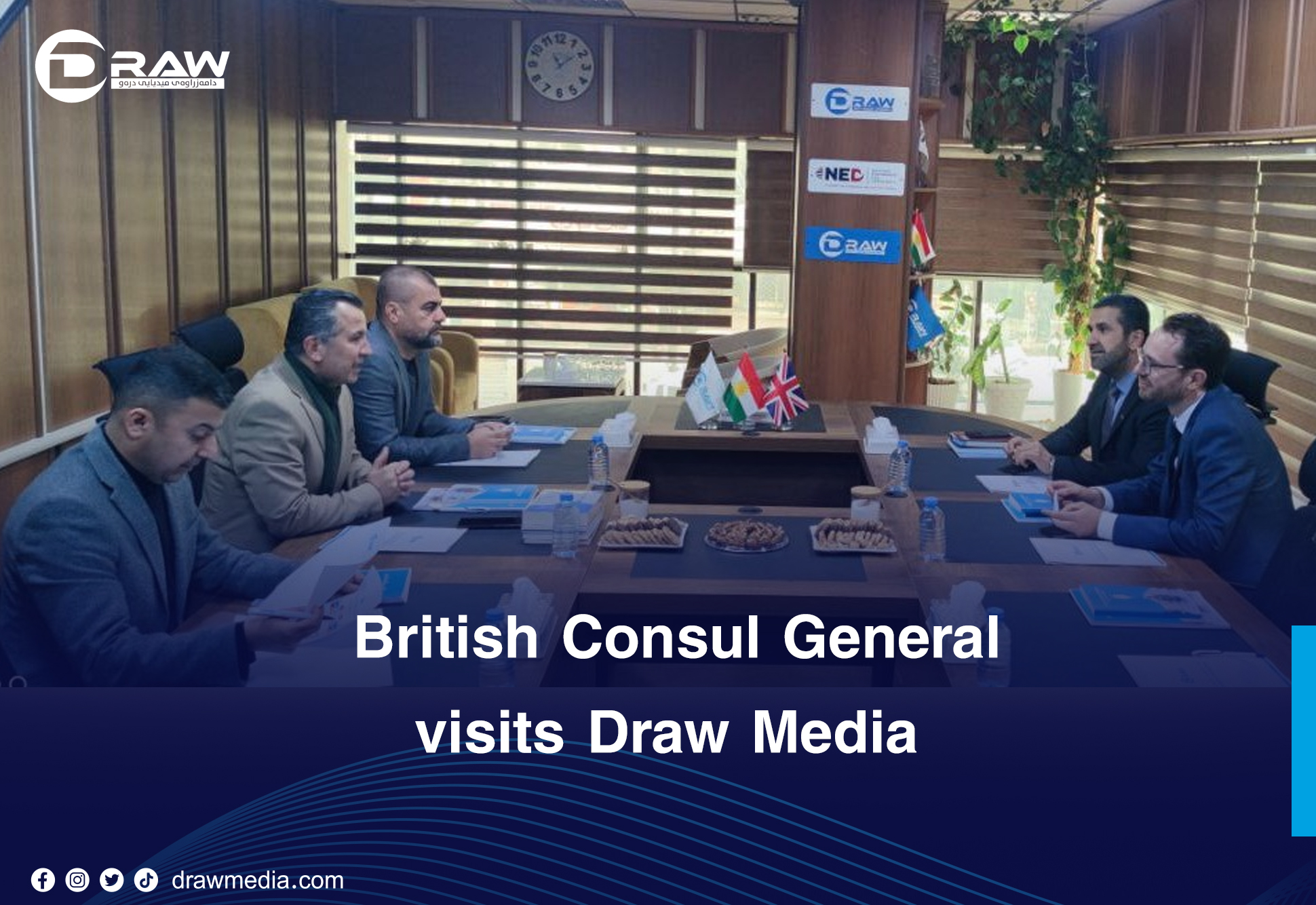  British Consul General visits Draw Media