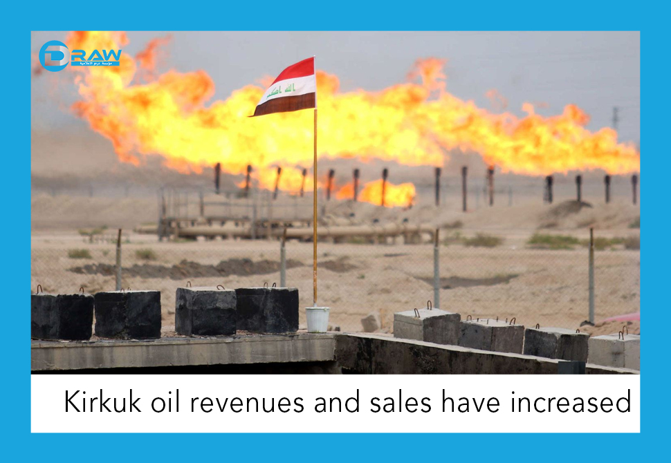 Kirkuk oil revenues and sales have increased