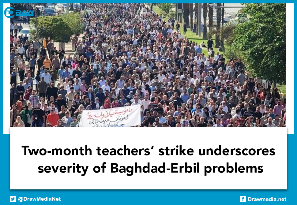 Two-month teachers’ strike underscores severity of Baghdad-Erbil problems