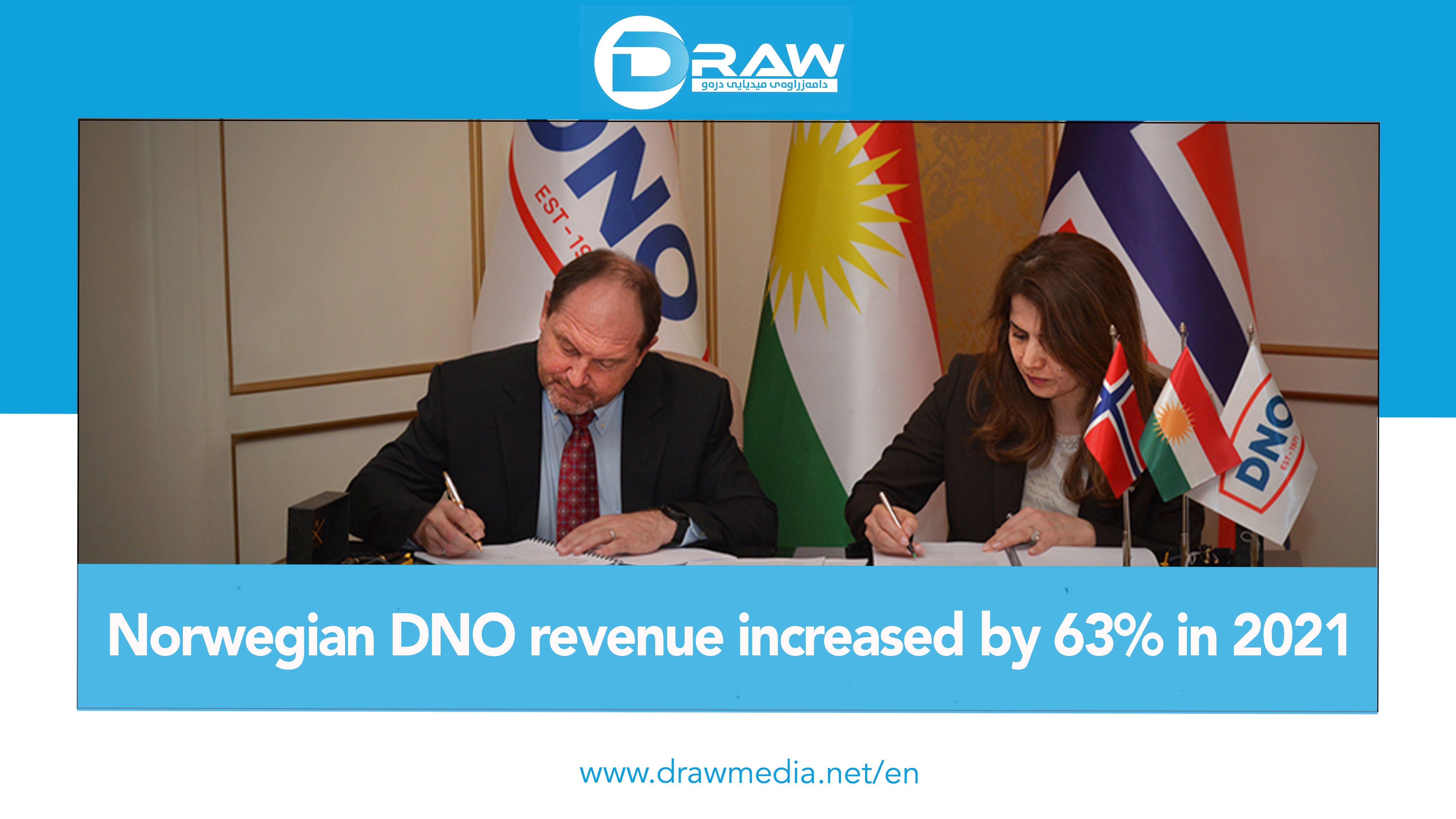  Norwegian DNO revenue increased by 63% in 2021