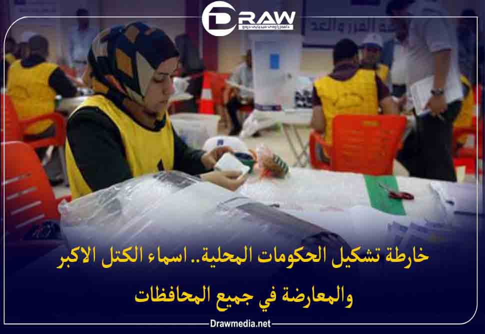 خارطة تشكيل الحكومات المحلية.. أسماء الكتل الأكبر والمعارضة في جميع المحافظات
