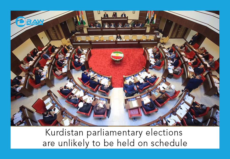 Kurdistan parliamentary elections are unlikely to be held on schedule