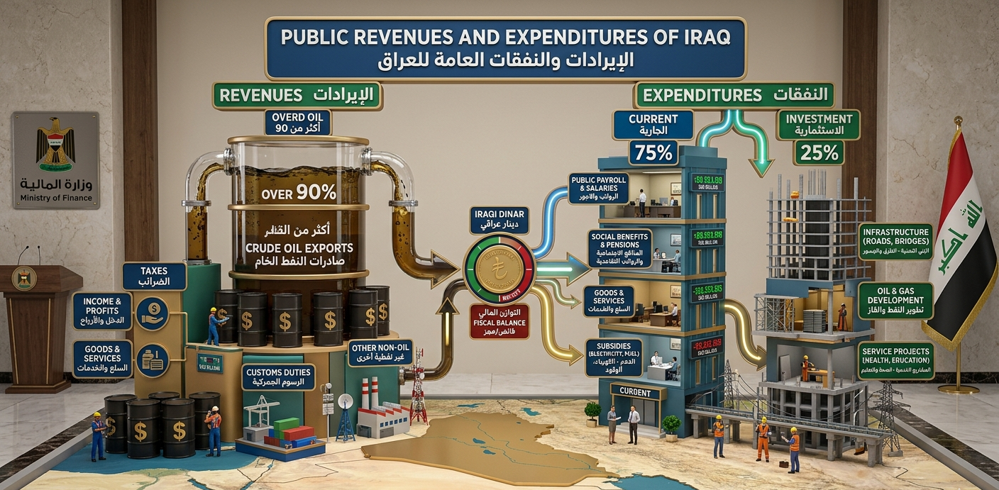 Public Revenues and Expenditures of Iraq in January 2026