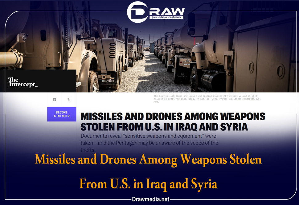  Missiles and Drones Among Weapons Stolen From U.S. in Iraq and Syria 