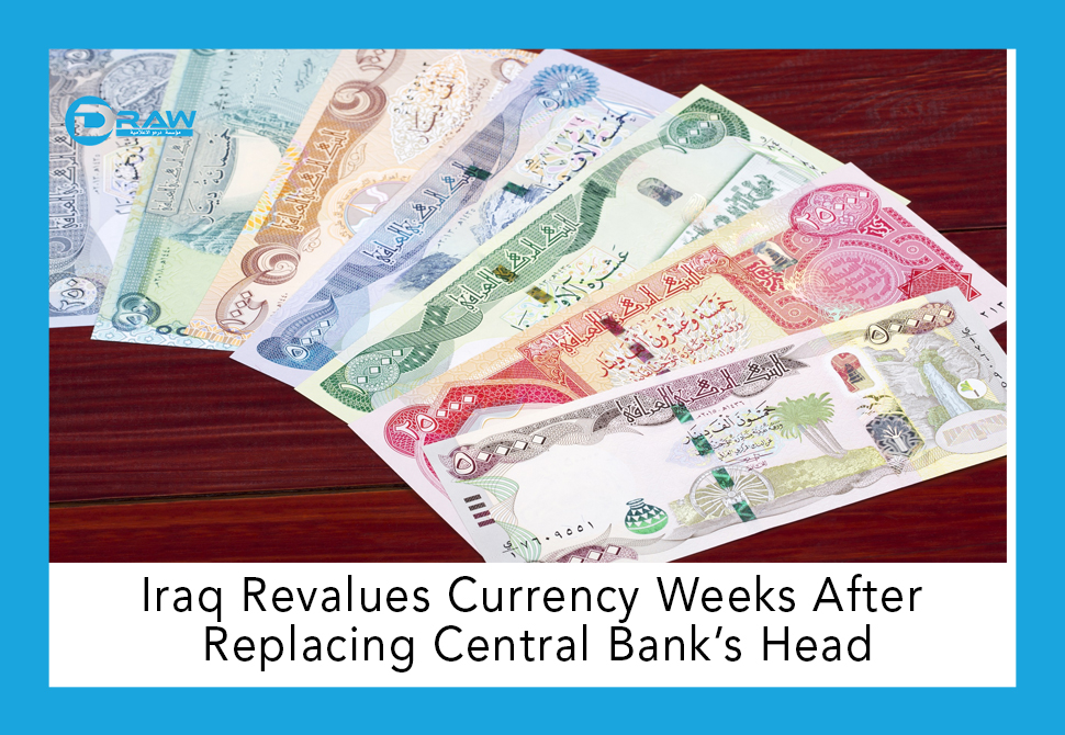 Iraq Revalues Currency Weeks After Replacing Central Bank’s Head