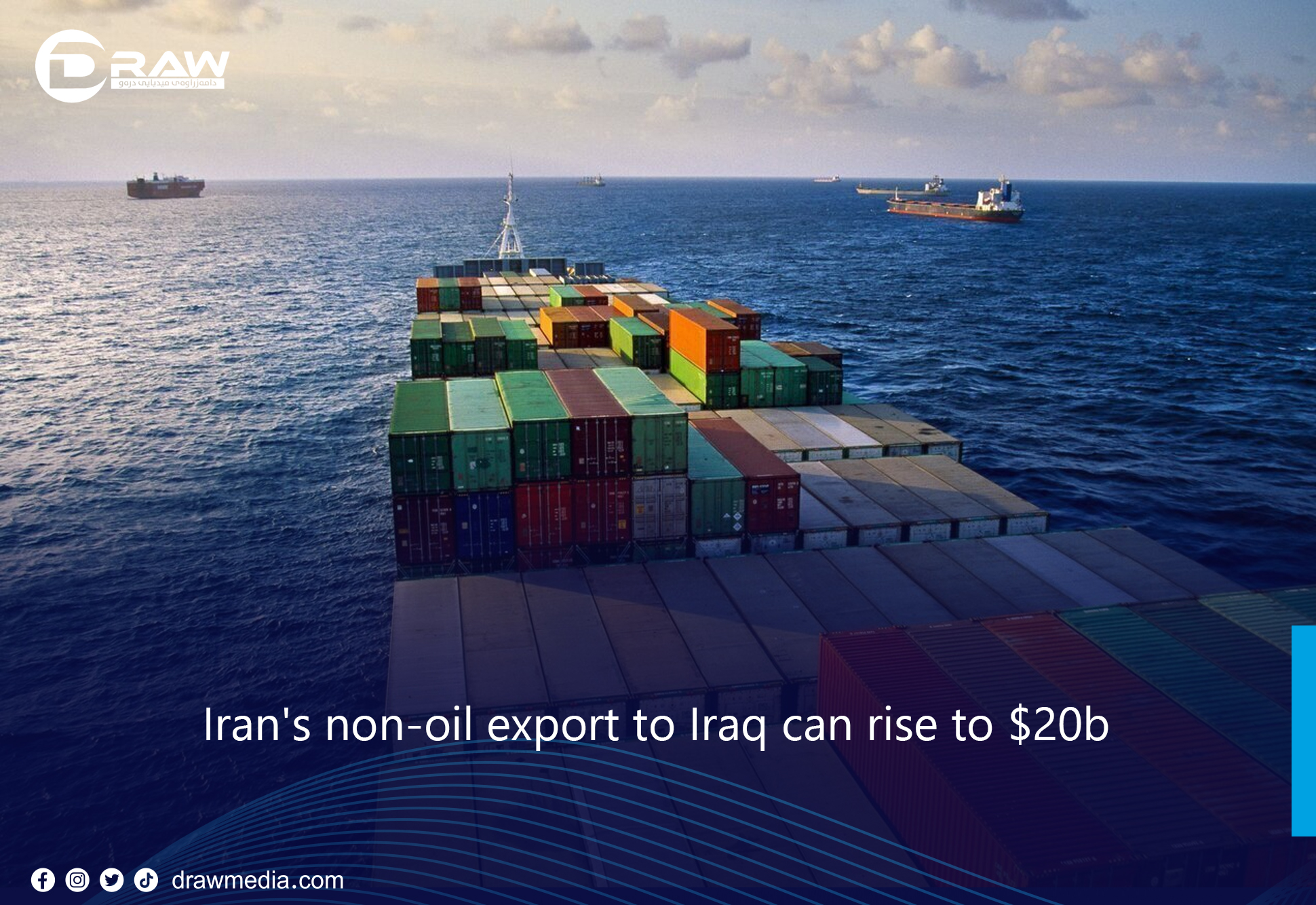 Iran's non-oil export to Iraq can rise to $20b