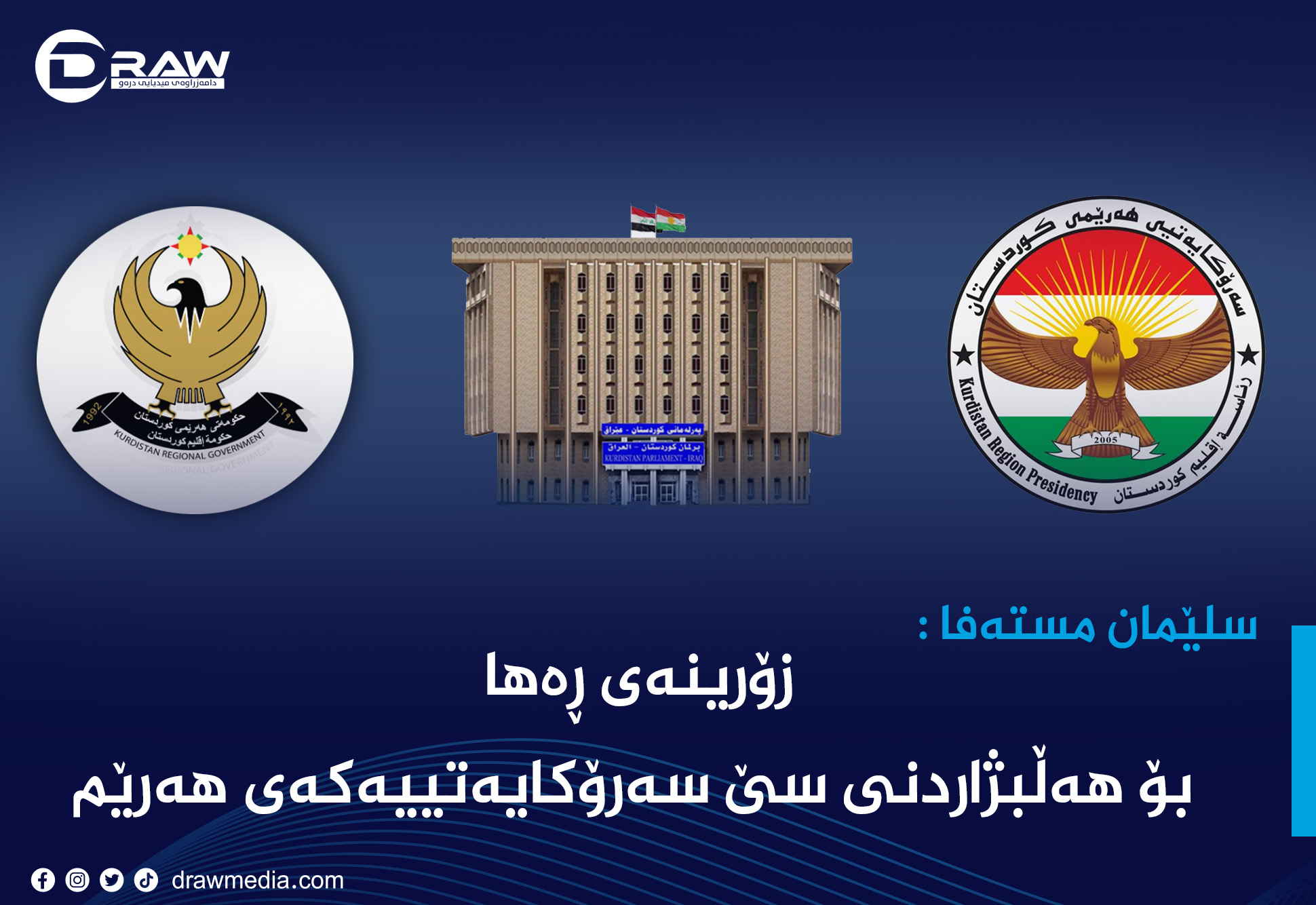 زۆرینەی ڕەها بۆ هەڵبژاردنی سێ سەرۆكایەتییەكەی هەرێم