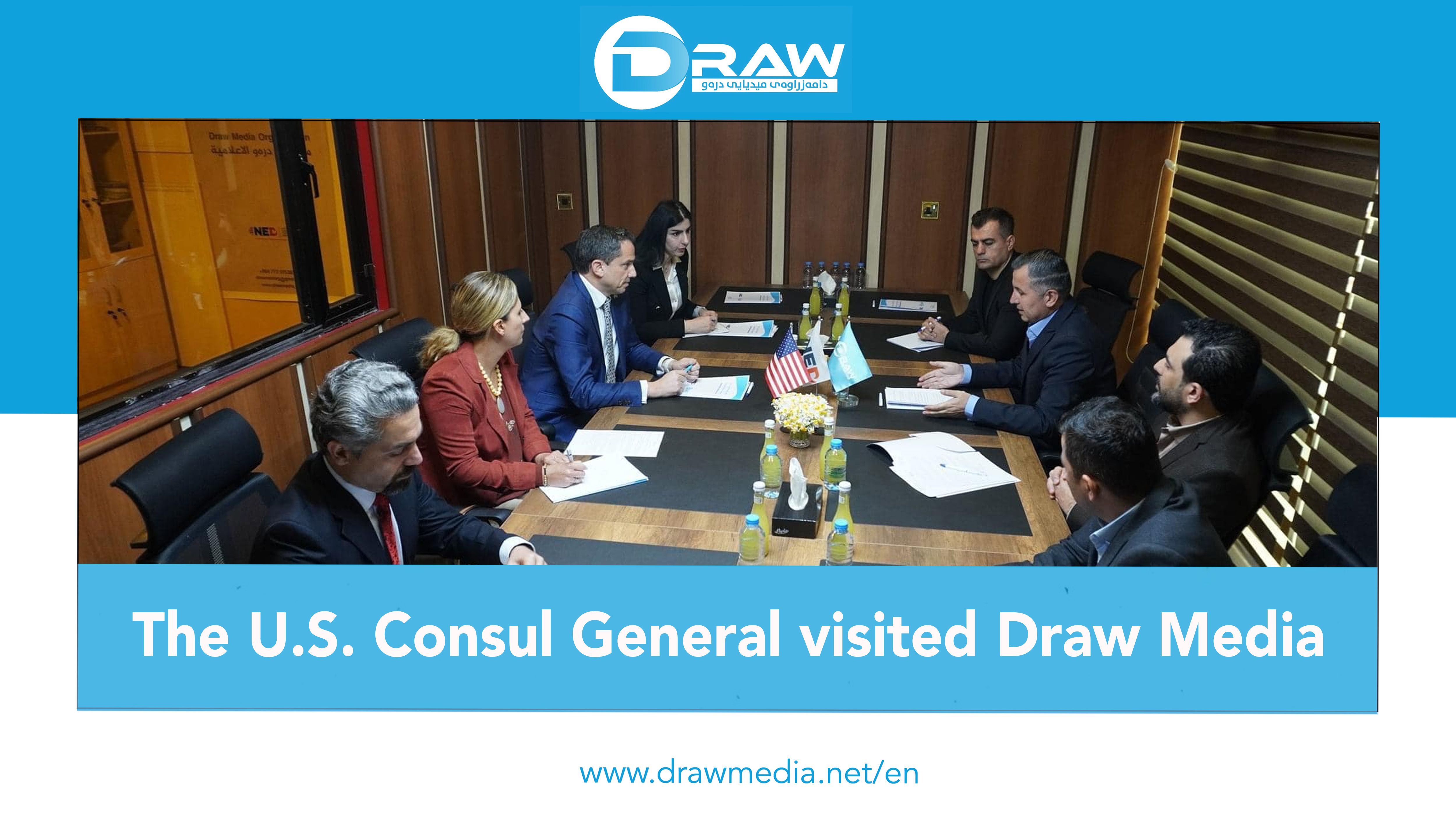 The U.S. Consul General visited Draw Media