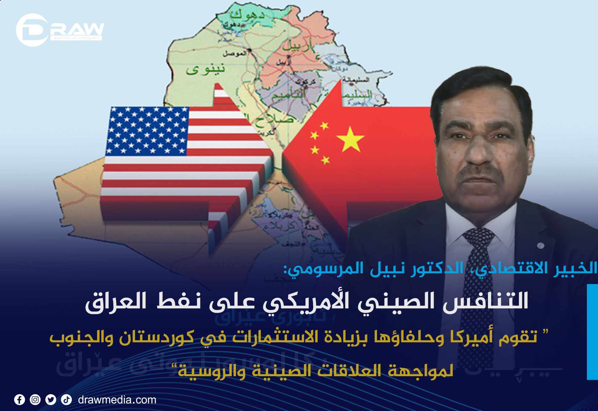      التنافس الصيني الأمريكي على نفط العراق