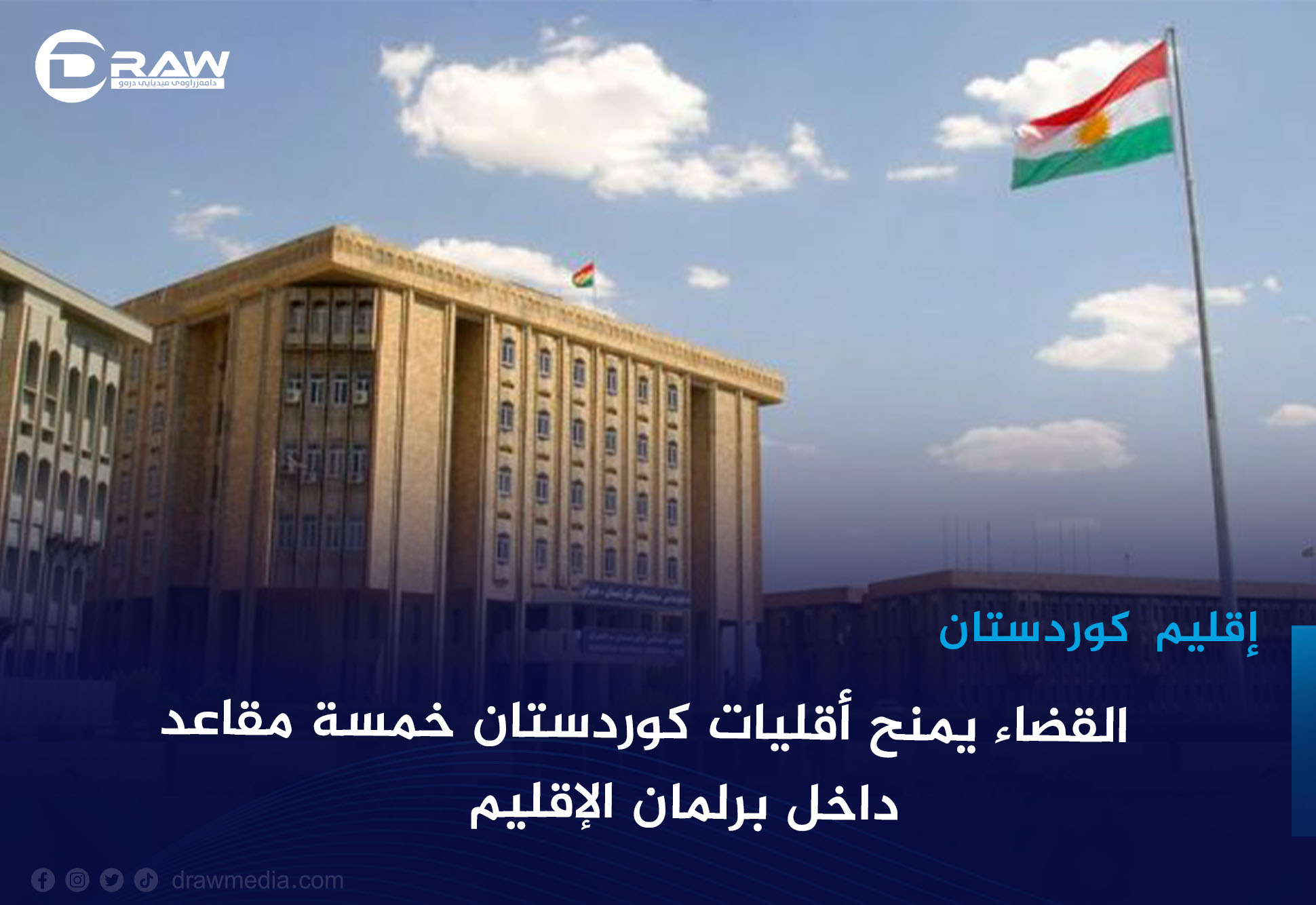 القضاء يمنح أقليات كوردستان خمسة مقاعد داخل برلمان الإقليم