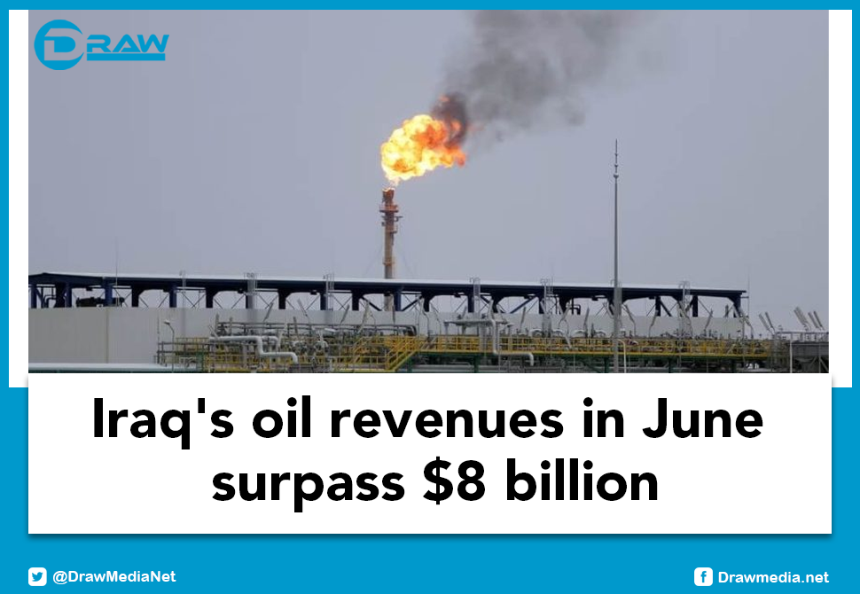 Iraq's oil revenues in June surpass $8 billion