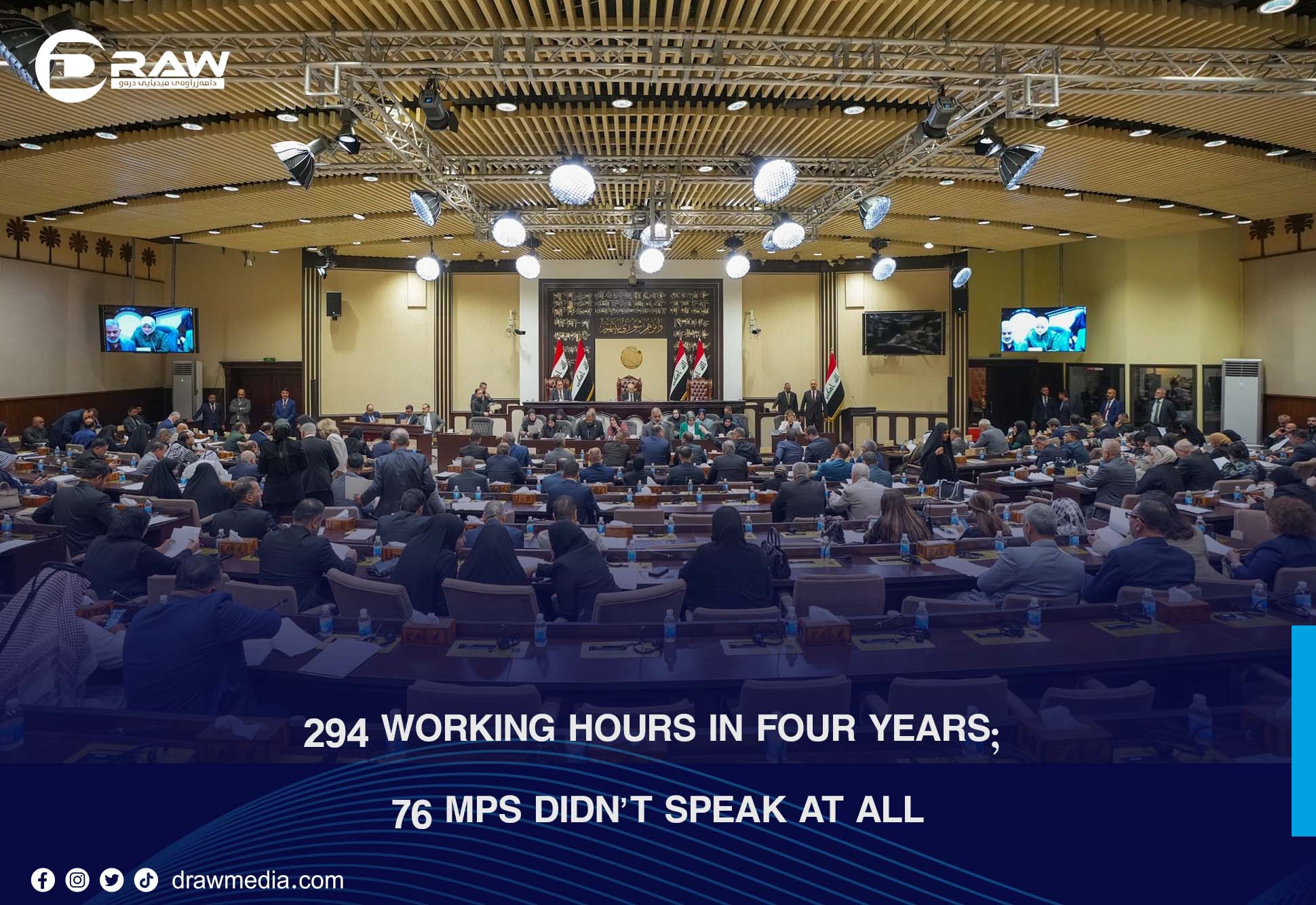 294 Working Hours in Four Years; 76 MPs Didn’t Speak at All