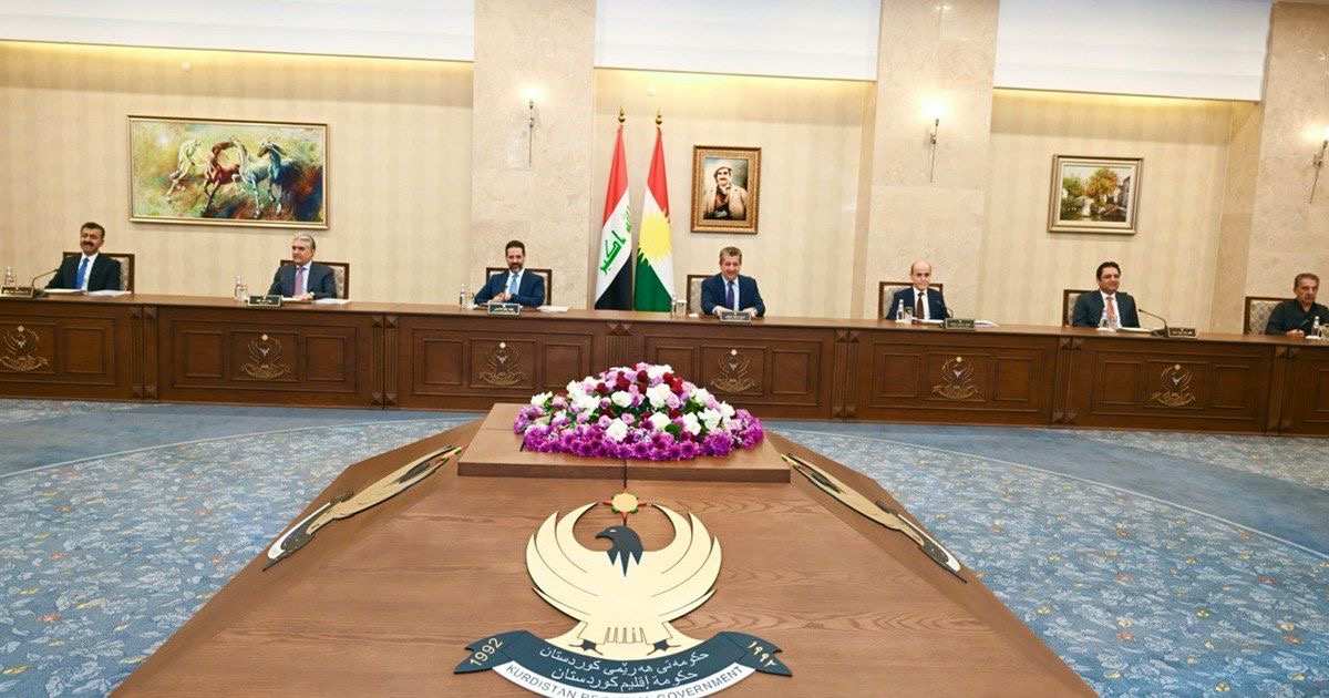 KRG Council of Ministers discuss situation of Kurdish territories outside Kurdistan Region control