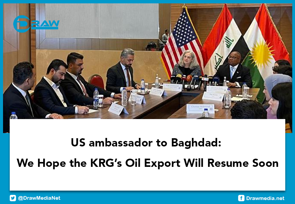 US ambassador to Baghdad: We Hope the KRG Oi Export Will Resume Soon