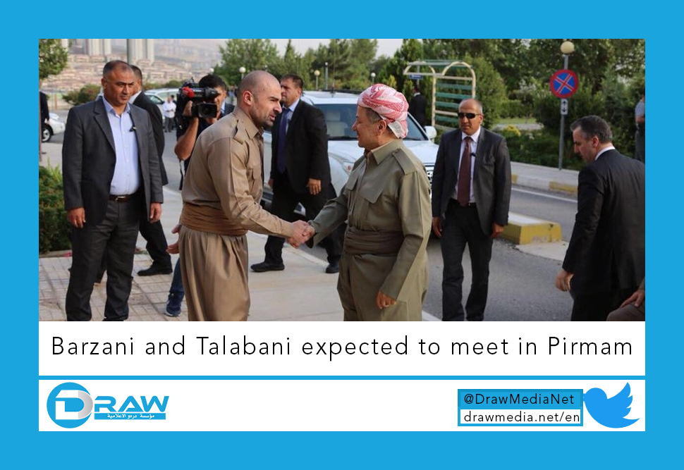 Masoud Barzani and Bafel Talabani expected to meet in Pirmam
