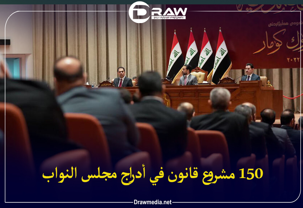 150 مشروع قانون في أدراج مجلس النواب