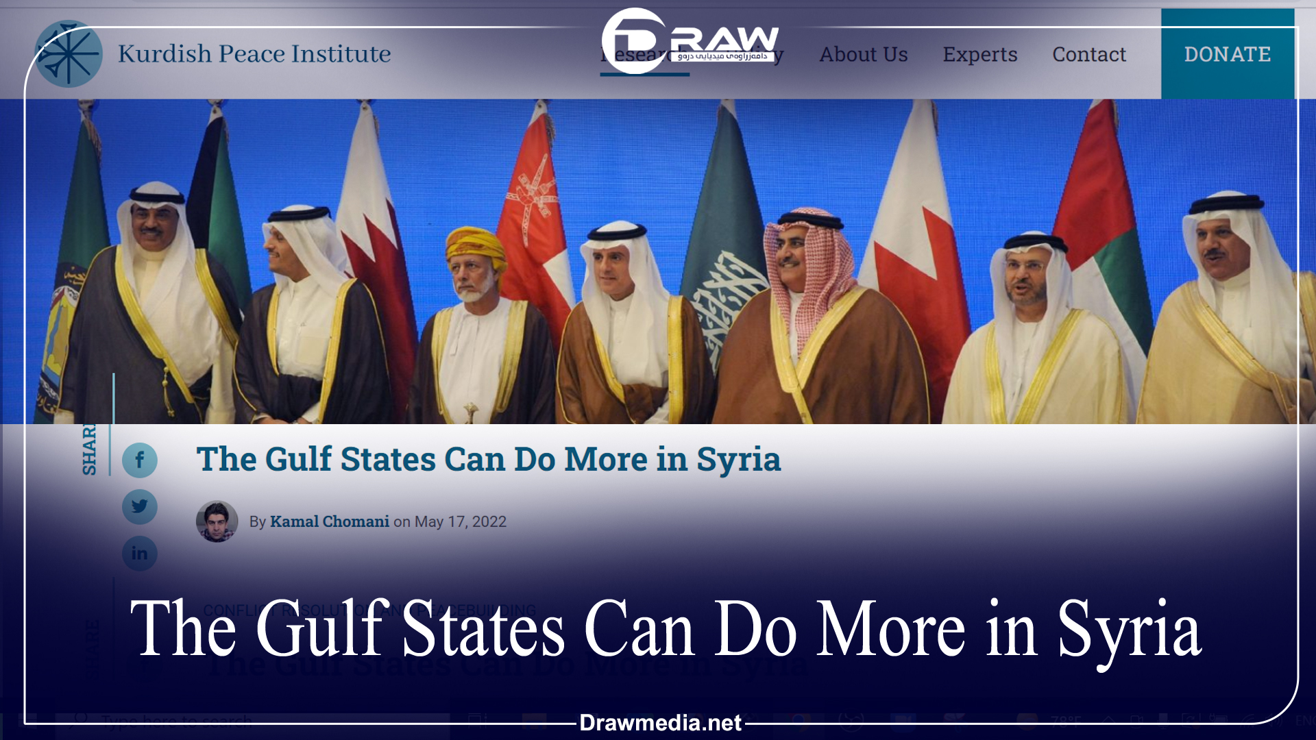 The Gulf States Can Do More in Syria
